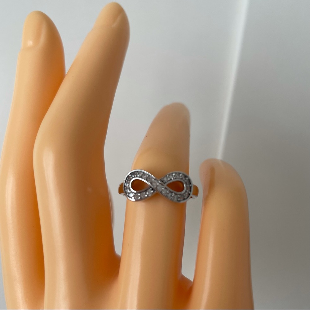 New Sterling Silver Infinity Ring - image 2
